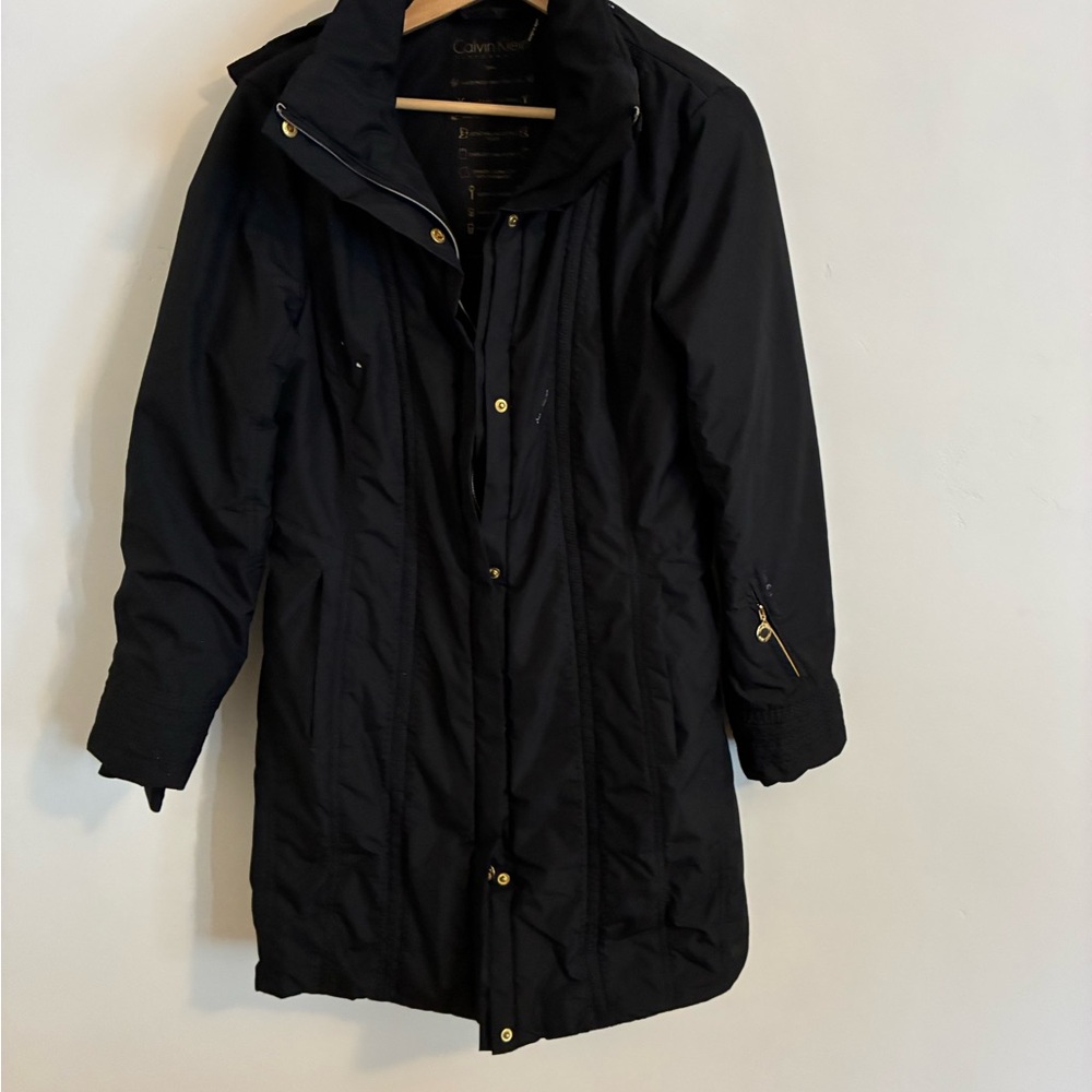 Calvin Klein Women's Black Trench Coat